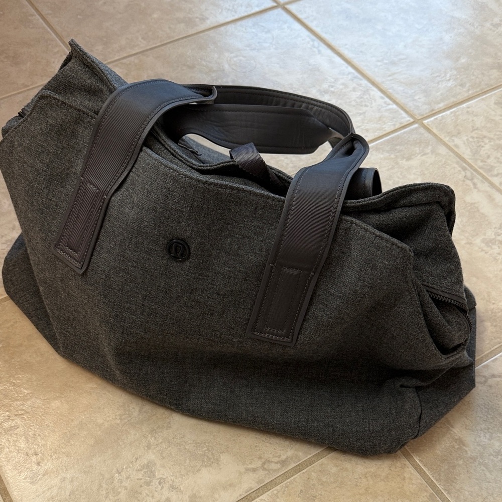 Lululemon Gray Weekender Bag